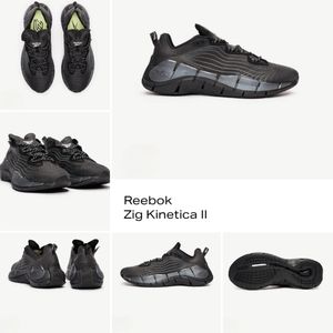 Reebok Zig Kinetica II Black size 13